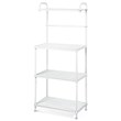 Costway 4-tier Contemporary Iron Baker's Rack with Thicken Pipes in White