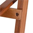 Costway 3-tier Contemporary Bamboo Folding Flower Pot Shelf in Light Brown