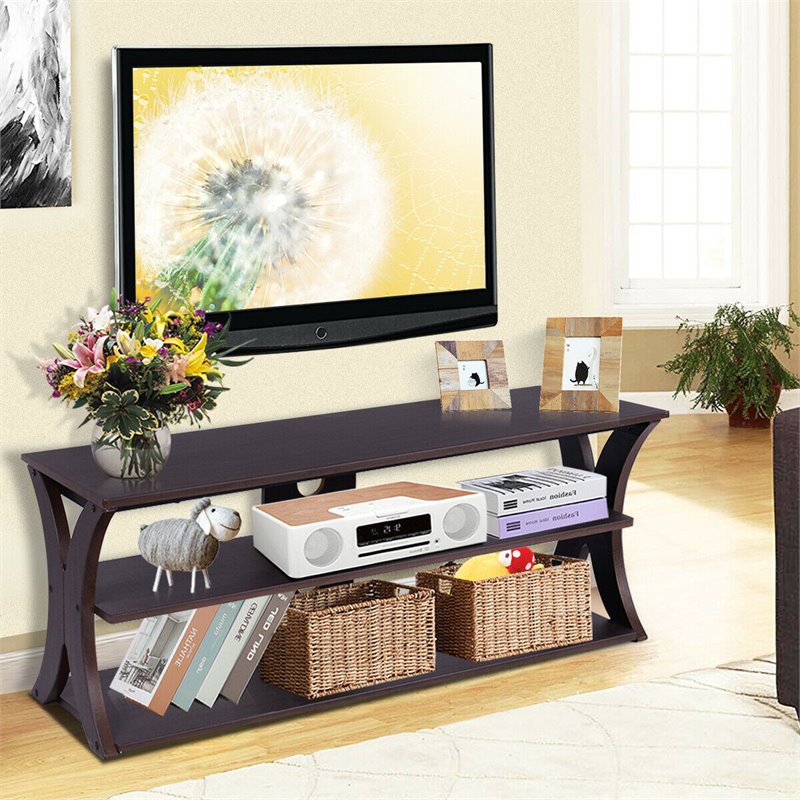Costway 3-tier Contemporary MDF Up To 50
