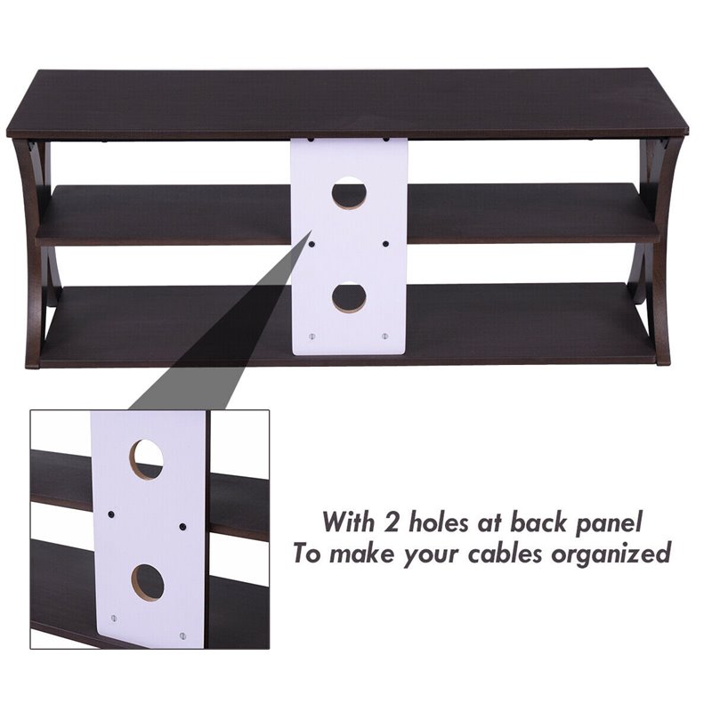 Costway 3-tier Contemporary MDF Up To 50