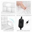 Costway Cotton Sofa Massage Recliner with 5 Adjustable Backrest in White