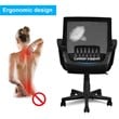 Costway Polyurethane Ergonomic Mid-back Mesh Computer Office Chair in Black