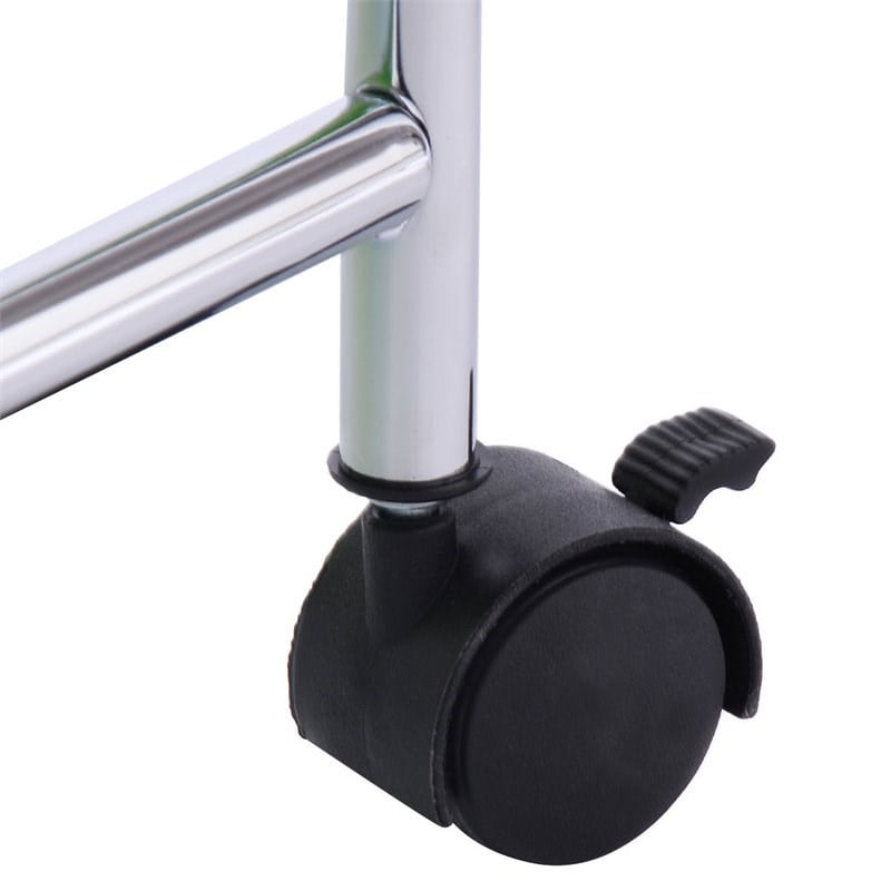 Costway 4-drawer Steel Rolling Storage Cart with 2-tier Shelf in Green and Blue