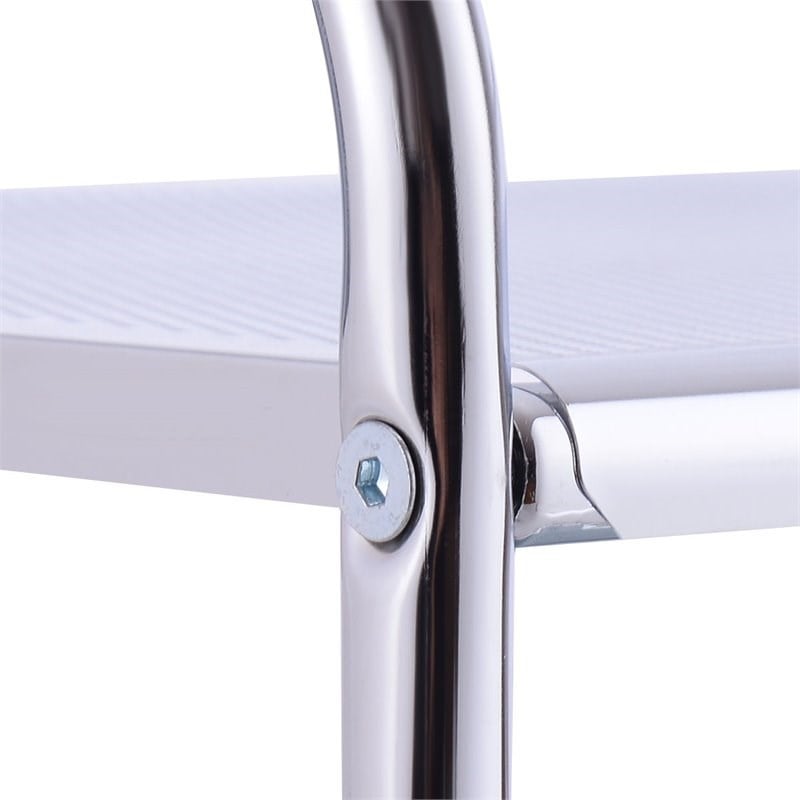 Costway 4-drawer Steel Rolling Storage Cart with 2-tier Shelf in Green and Blue