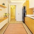 Costway 5' x 8' Contemporary Natural Bamboo Area Rug in Natural
