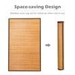Costway 5' x 8' Contemporary Natural Bamboo Area Rug in Natural