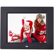 Costway 8'' Contemporary Plastic Digital Photo Frame with Remote in Black