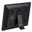 Costway 12'' Contemporary Plastic Digital Photo Frame with Remote in Black