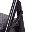 Costway Upholstered Padded Fabric Folding Chairs in Black (Set of 6)
