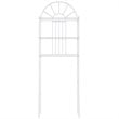 Costway 3-shelf Contemporary Iron Toilet Bathroom Spacesaver in White