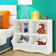 Costway Contemporary MDF Multi-bin Kids Toy Storage Organizer in White