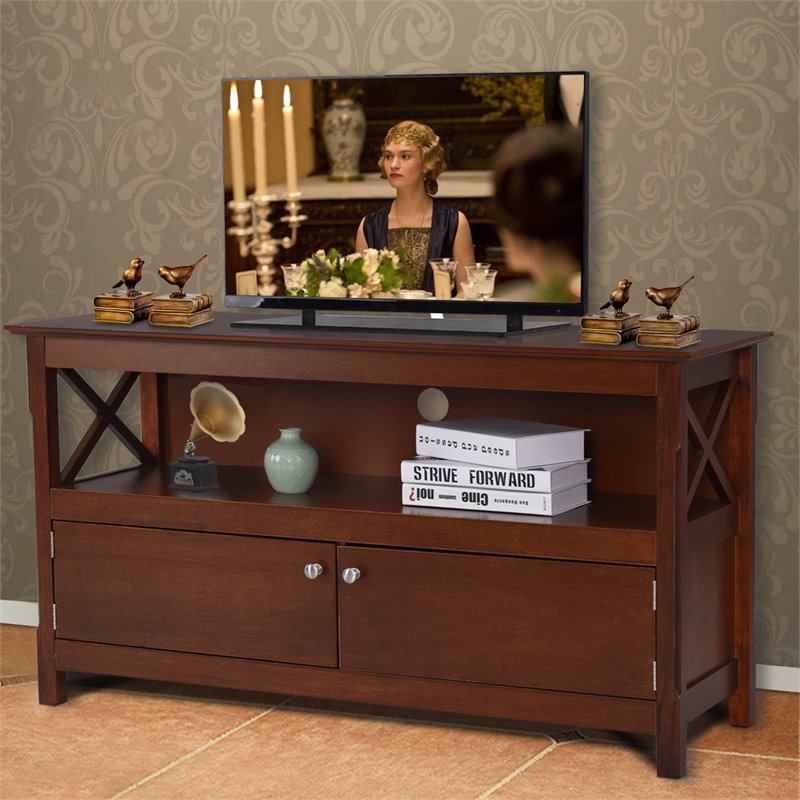 Costway Contemporary Premium Wood 44