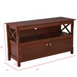 Costway Contemporary Premium Wood 44