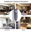 Costway 18'' Contemporary Plastic Oscillating Standing Pedestal Fan in Black