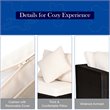 Costway 4-piece Contemporary Rattan and Steel Patio Sofa Set in White
