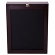 Costway Contemporary MDF Wall Mounted Folding Table in Coffee