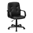Costway Ergonomic Mid-Back Executive Swivel Computer Desk Task Chair in Black
