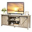 Costway Laminate TV Stand/Entertainment Media Center For TV's 60