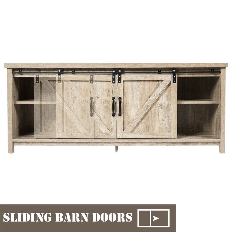 Costway Laminate TV Stand/Entertainment Media Center For TV's 60