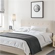 Costway Linen Fabric Upholstered Queen & Full Size Headboard in Beige