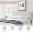 Costway Linen Fabric Upholstered Queen & Full Size Headboard in Beige
