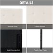 Costway Linen Fabric Upholstered Queen & Full Size Headboard in Beige