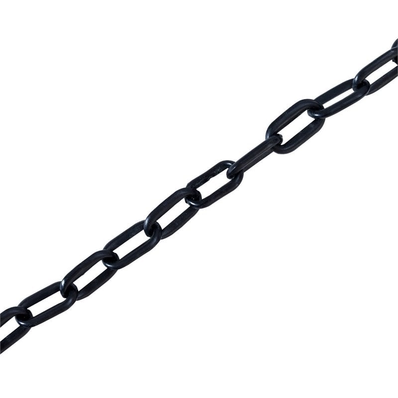 Costway Plastic Chain with Endless Applications For Crowd Control in Black