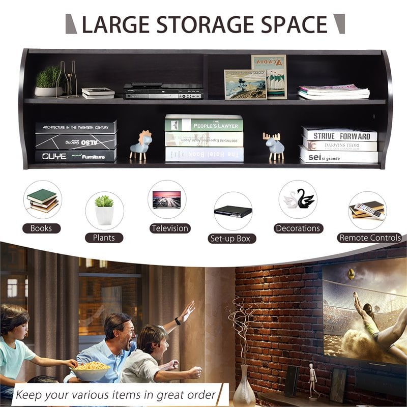 Costway Wall Mounted TV Stands for TVs up to 48