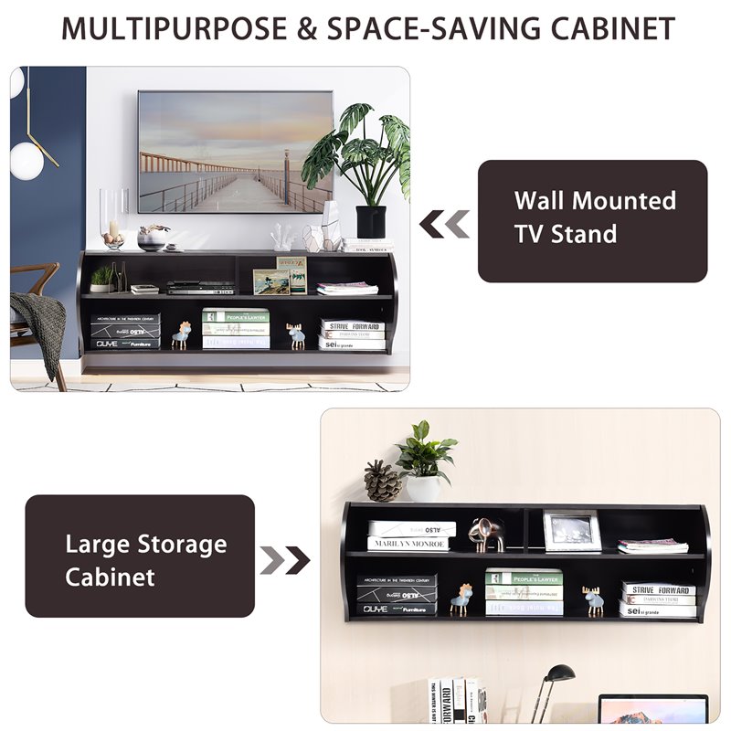 Costway Wall Mounted TV Stands for TVs up to 48