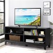 Costway Wood TV Stand/Entertainment Media Center for TVs up to 58