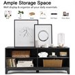Costway Wood TV Stand/Entertainment Media Center for TVs up to 58