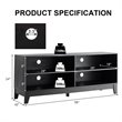Costway Wood TV Stand/Entertainment Media Center for TVs up to 58