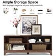 Costway Wood TV Stand/Entertainment Media Center for TVs up to 58