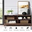 Costway Wood TV Stand/Entertainment Media Center for TVs up to 58