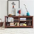 Costway Wood TV Stand/Entertainment Media Center for TVs up to 58