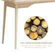 Costway Contemporary Wood Computer Desk with Hutch and Drawer in Natural
