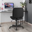 Costway Contemporary Sponge and Mesh Computer Chair with Low Back in Black