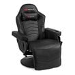 Costway PU Leather and Iron Swivel Massage Gaming Chair in Black