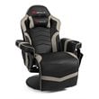 Costway PU Leather and Iron Swivel Massage Gaming Chair in Gray