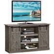 Costway Sliding Barn TV Stand/Entertainment Center for TV's up to 60