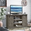 Costway Sliding Barn TV Stand/Entertainment Center for TV's up to 60