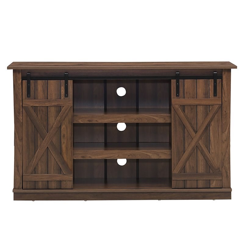 Costway Sliding Barn TV Stand/Entertainment Center for TV's up to 60