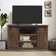 Costway Sliding Barn TV Stand/Entertainment Center for TV's up to 60