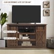 Costway Sliding Barn TV Stand/Entertainment Center for TV's up to 60