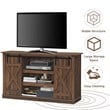 Costway Sliding Barn TV Stand/Entertainment Center for TV's up to 60