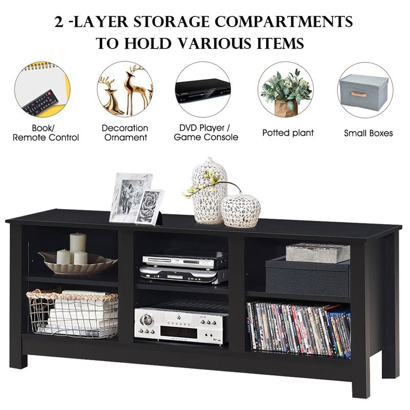 Costway TV Stand/Entertainment Center for TV's up to 60