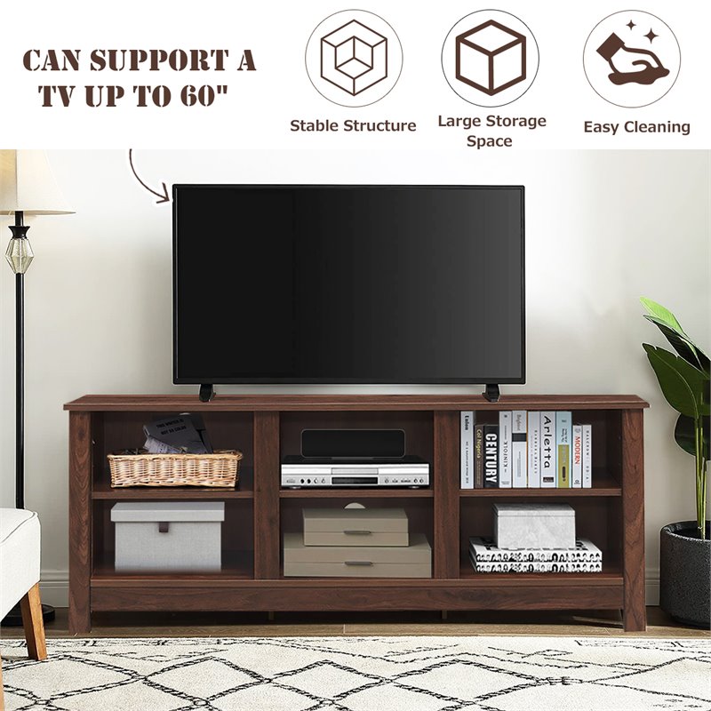 Costway TV Stand/Entertainment Center for TV's up to 60