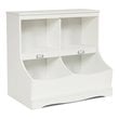 Costway 4 Storage MDF Board Multi-Functional Bookcase in White