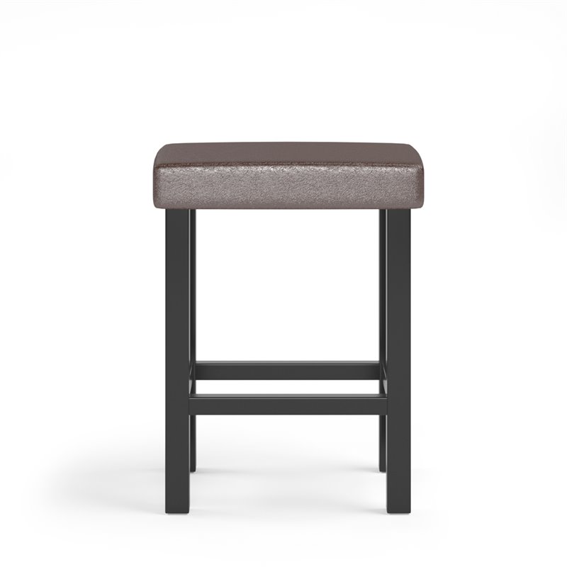 Costway 3-piece Contemporary Rubber Wood Pub Table Set with Stools in Black