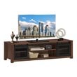 Costway Wood TV Stand/Entertainment Center for TV's up to 65'' in Walnut